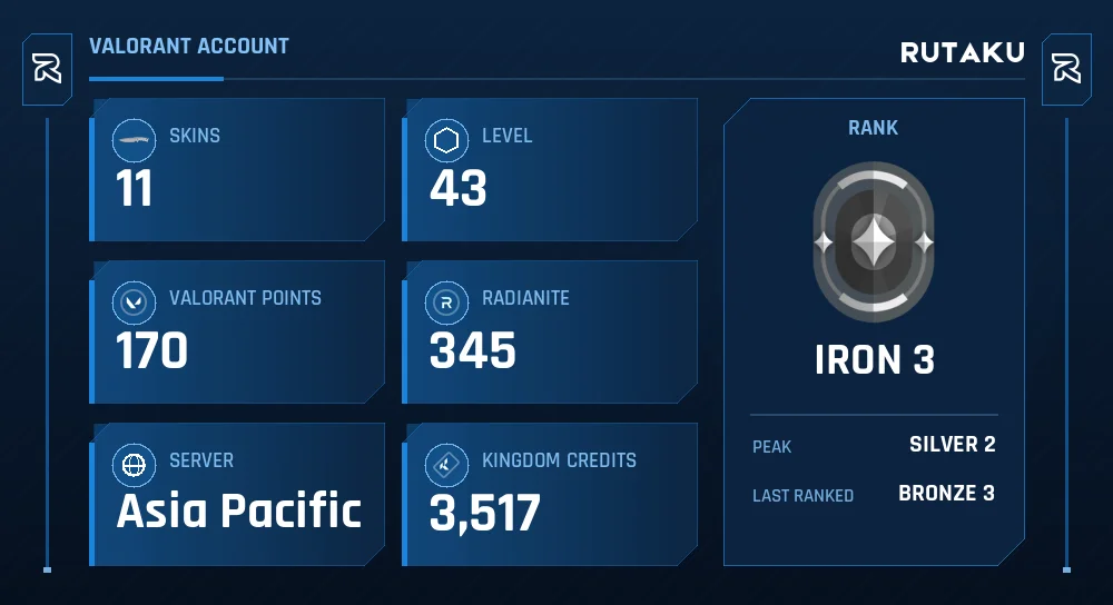 IRON 3 - 43 LVL - 11 SKIN