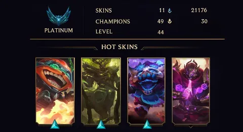 PLATINUM III - 44 LVL - 11 SKIN