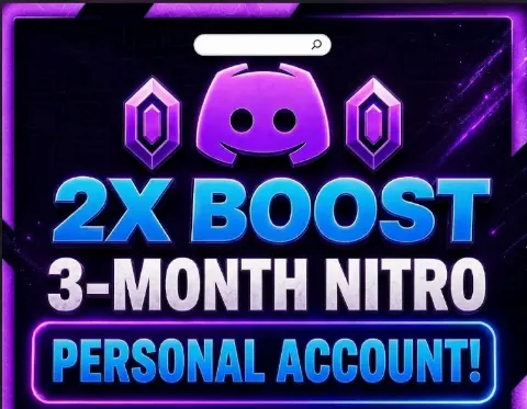 Discord Account - 3 Months Nitro + 2x Boost - Full Access