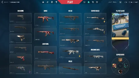 15 Skins - 10 Agents - Unranked - 26 LVL - Full Acces