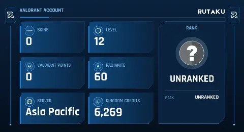 UNRANKED - 12 LVL - 0 SKIN