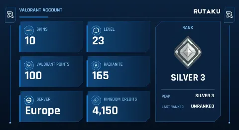 SILVER 3 - 23 LVL - 10 SKIN